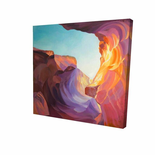 Fondo 12 x 12 in. Antelope Canyon-Print on Canvas FO2789336